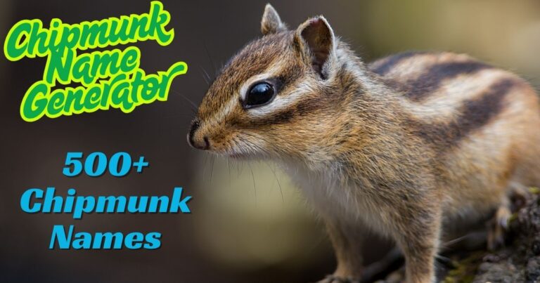 Chipmunk Name Generator