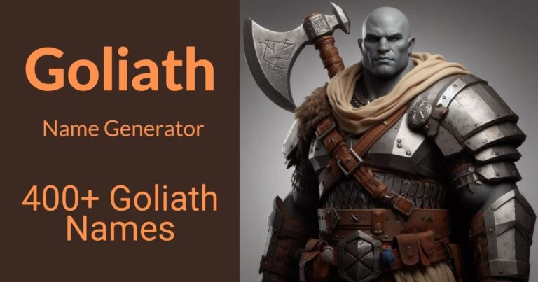 Goliath Name Generator