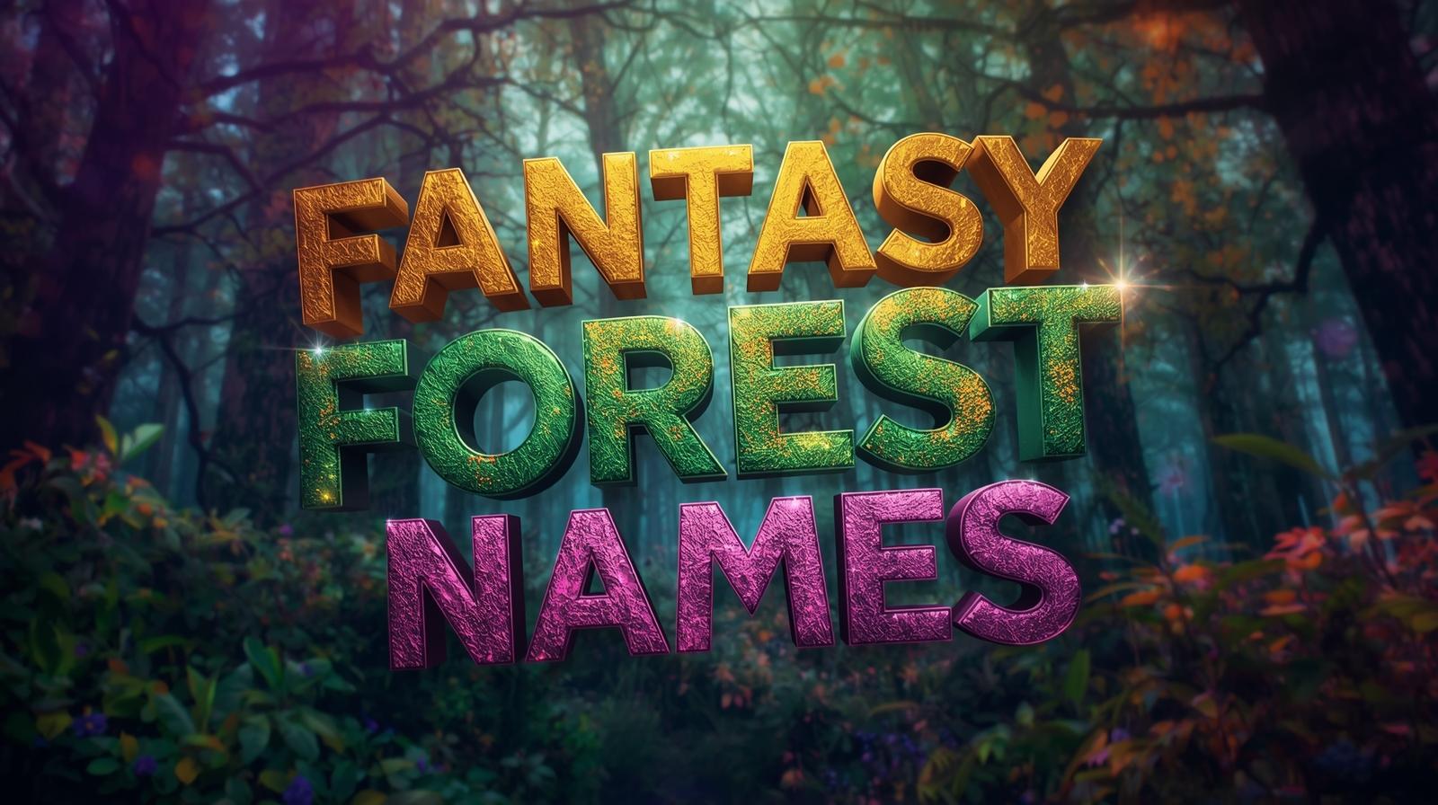 Fantasy Forest Names