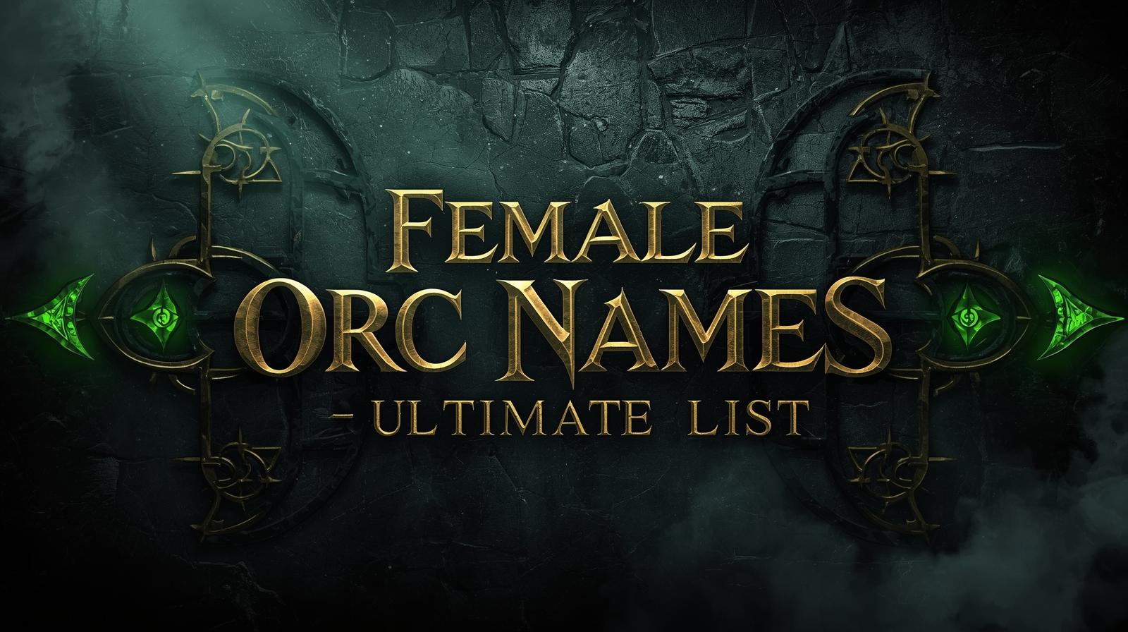 Female Orc Names