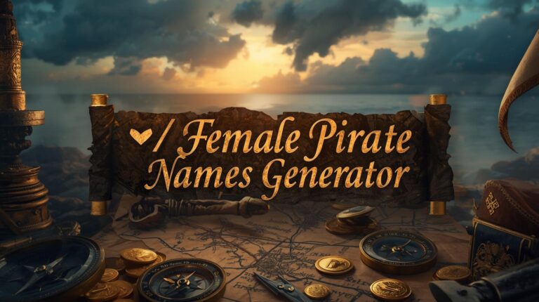 Female Pirate Name