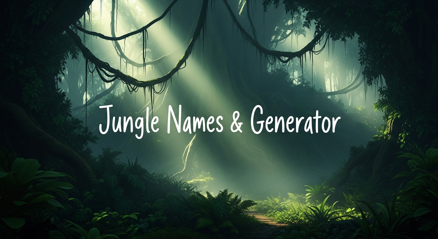 Jungle Names & Generator